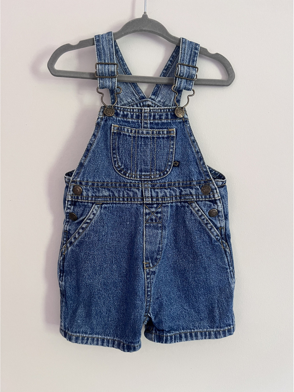 Vintage Y2K Faded Glory Denim Shortalls
